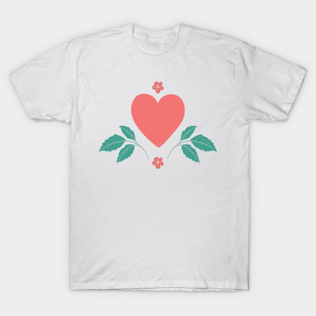 Heart Emblem T-Shirt by SWON Design